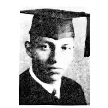 scanned graduation photo from the 1930s of Grant Venerable