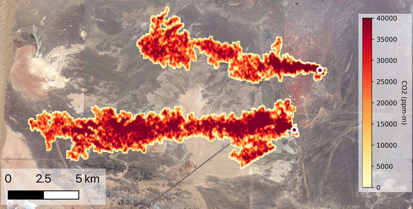 CO2 plumes